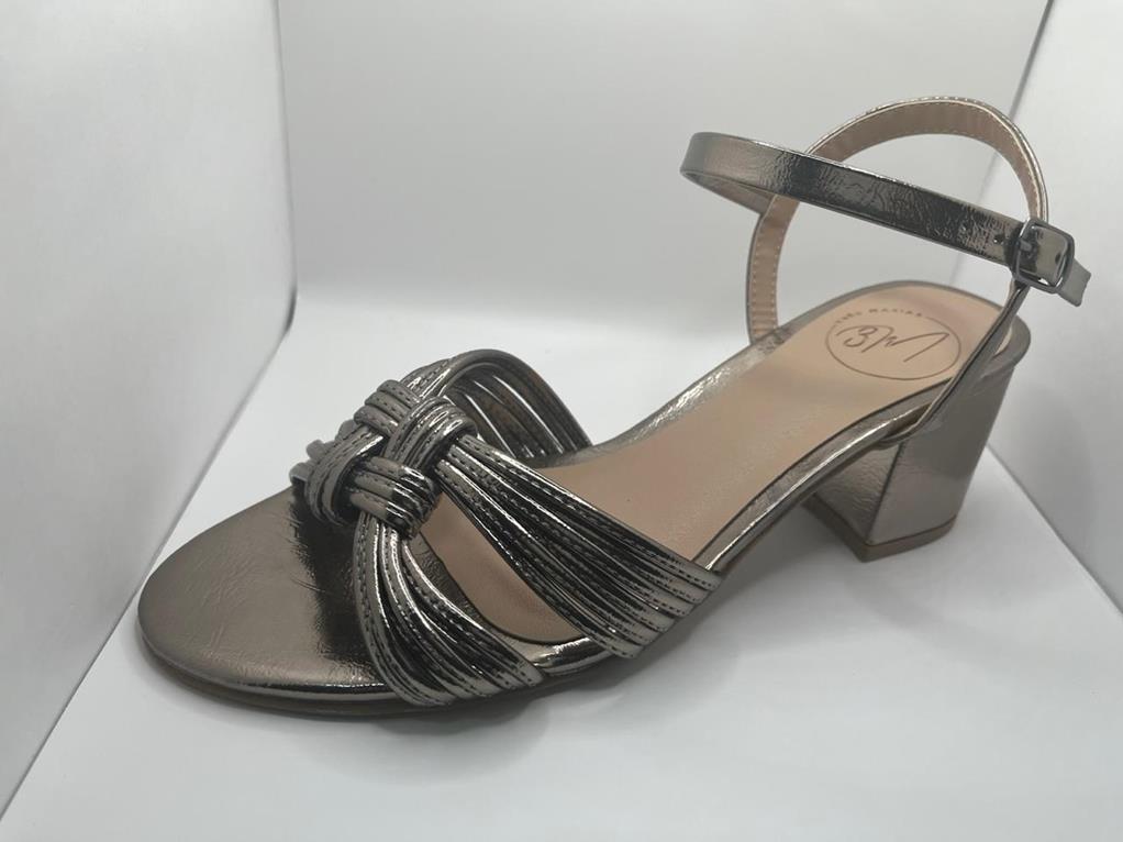 Sandália Salto Bloco - 3 Marias